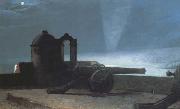 Searchlight on Harbor Entrance (mk43) Winslow Homer